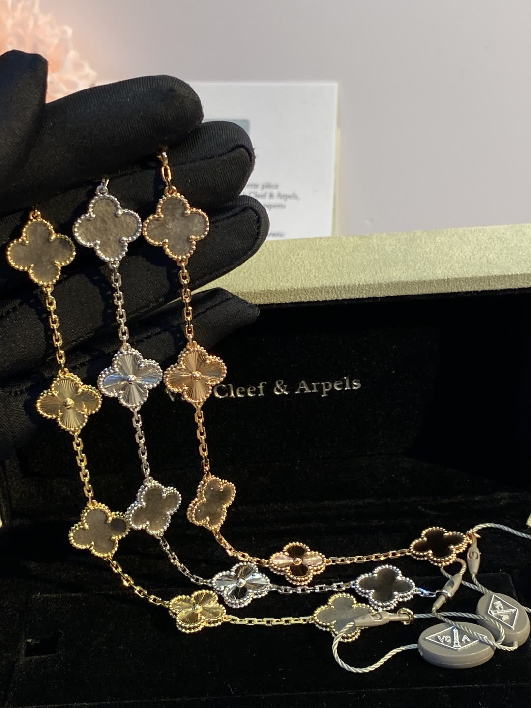Van Cleef & Arpels Vintage Alhambra Necklace
